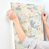 Havet Multi by York Wallcoverings Whimsical Sea Creatures Wallpaper – York Wallcoverings MB29015