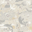 Havet Grey sea-life pattern wallpaper by York Wallcoverings MB29016