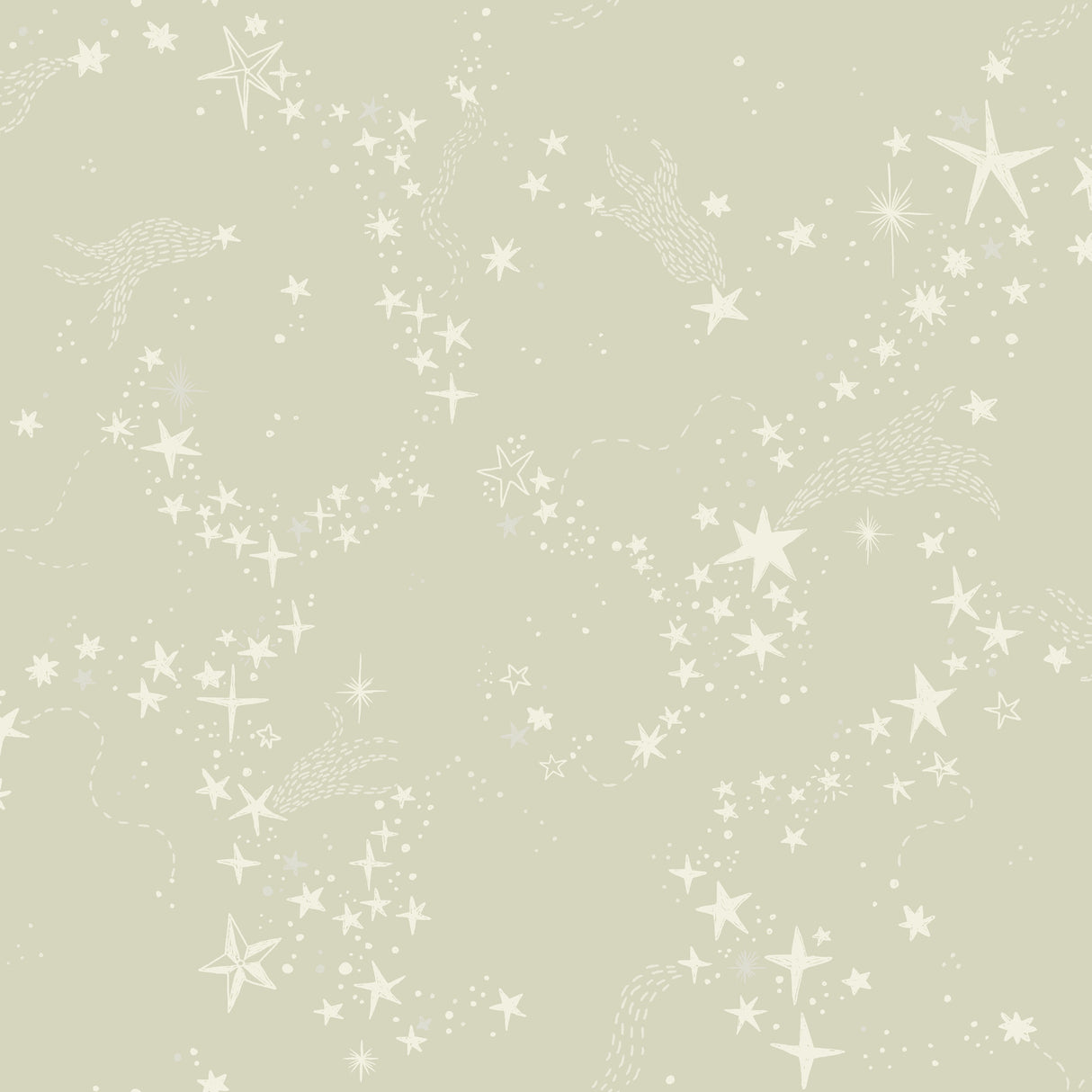 Stjarnhimmel Light Green starry wallpaper by York Wallcoverings MB29021
