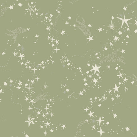 Stjarnhimmel Green Wallpaper by York Wallcoverings
