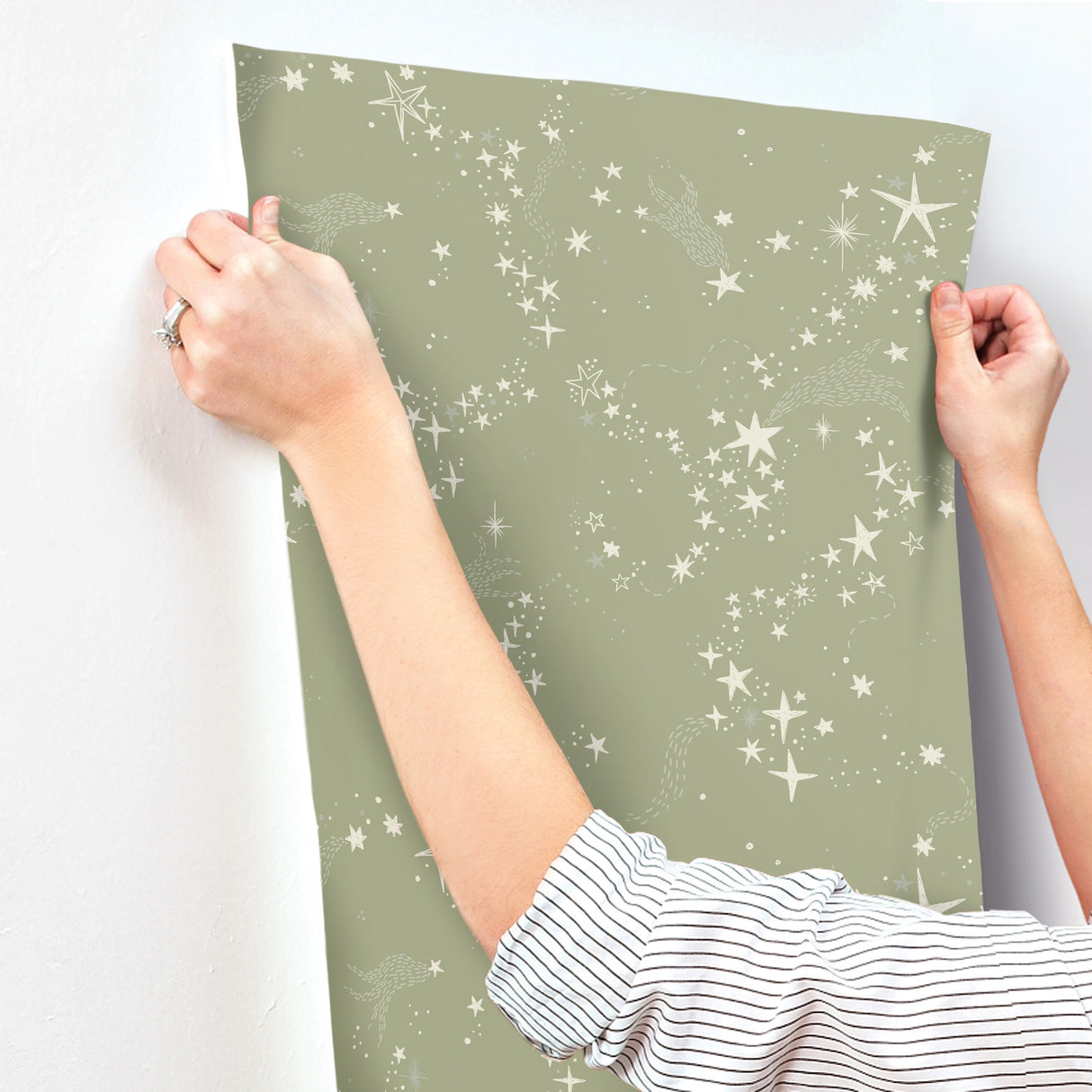 Stjarnhimmel Green by York Wallcoverings Wallpaper – York Wallcoverings MB29022