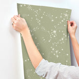 Stjarnhimmel Green by York Wallcoverings Wallpaper – York Wallcoverings MB29022