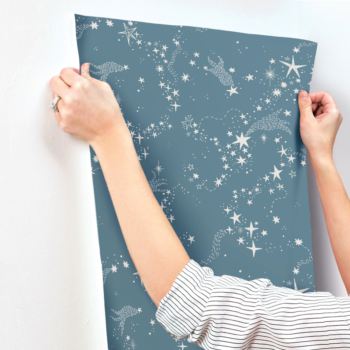 Stjarnhimmel Dark Blue by York Wallcoverings Wallpaper – York Wallcoverings MB29024