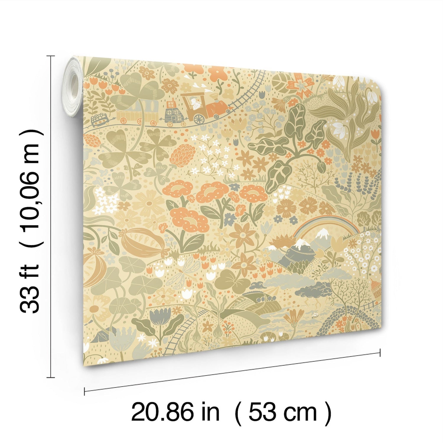 Taget Yellow by York Wallcoverings Botanical Wallpaper – York Wallcoverings MB29030