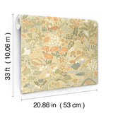 Taget Yellow by York Wallcoverings Botanical Wallpaper – York Wallcoverings MB29030