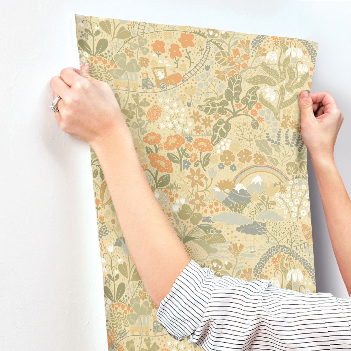 Taget Yellow by York Wallcoverings Botanical Wallpaper – York Wallcoverings MB29030