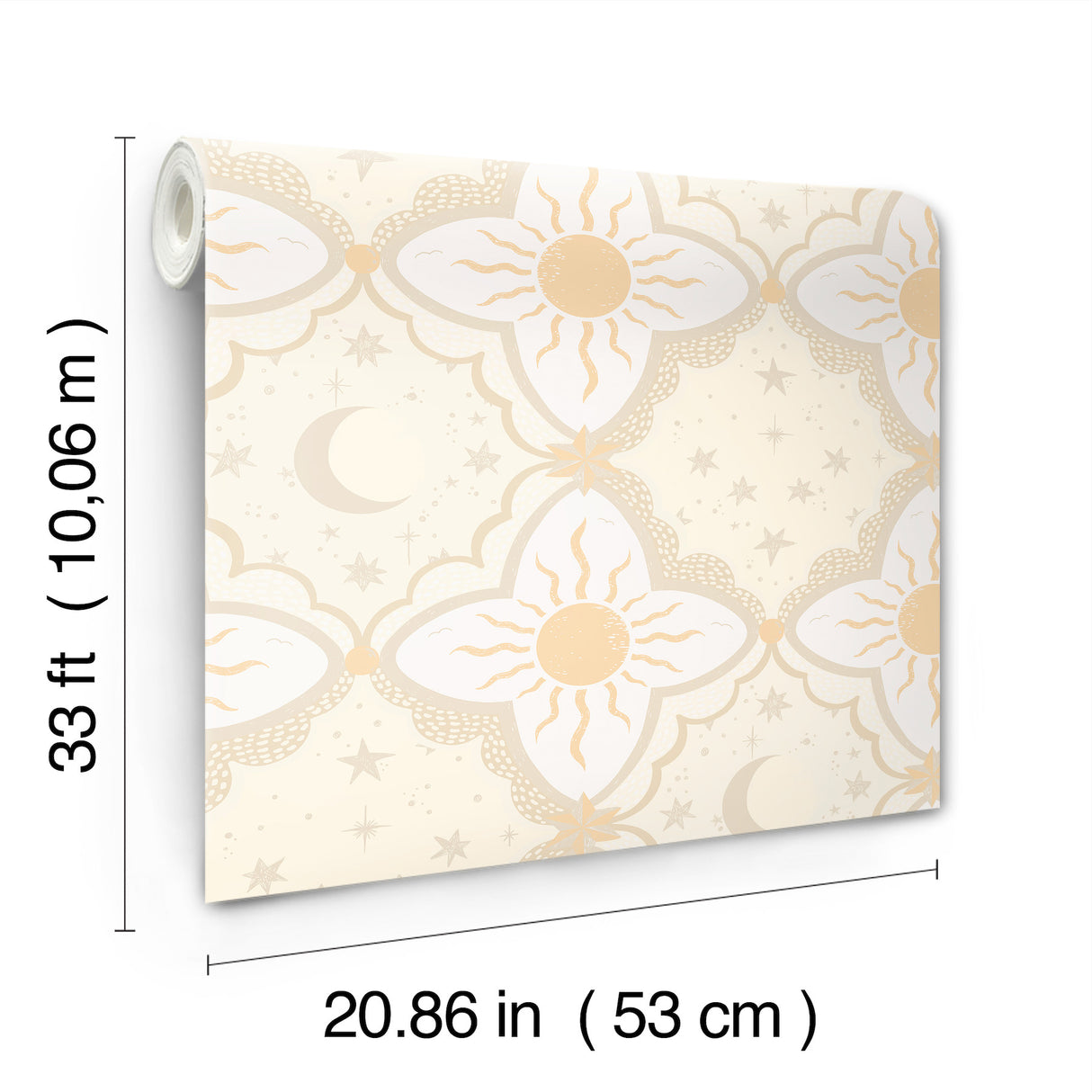 Sol & Mane Tangerine by York Wallcoverings Non Woven Paste the Wall Wallpaper – York Wallcoverings MB29032