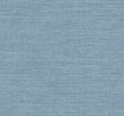 Beachgrass faux grasscloth wallpaper in coastal blue