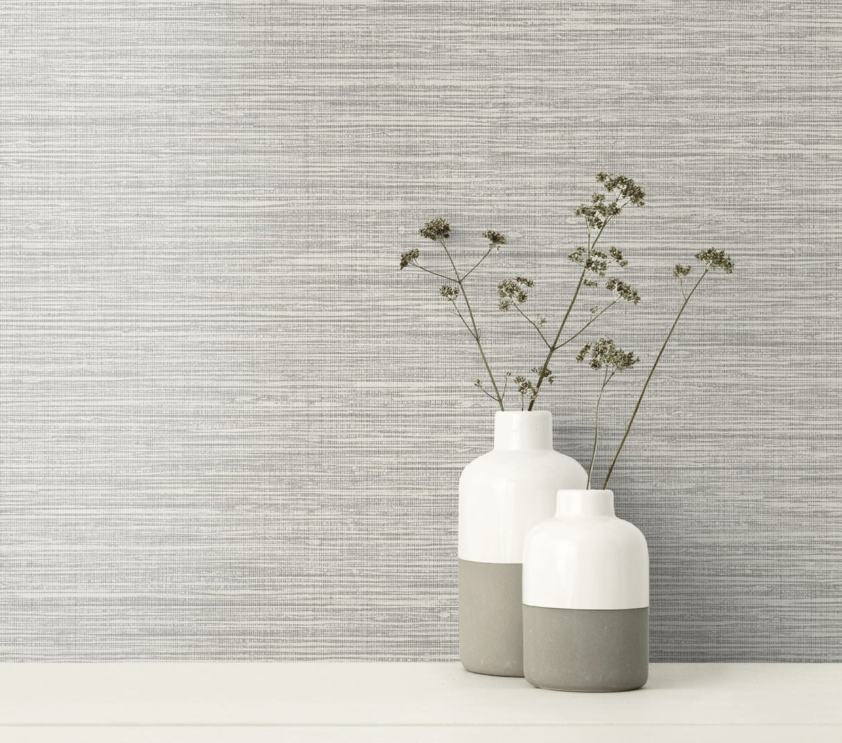 Nautical Twine Stringcloth Black Sands by Beach House Faux Grasscloth Wallpaper – Seabrook Designs MB31806