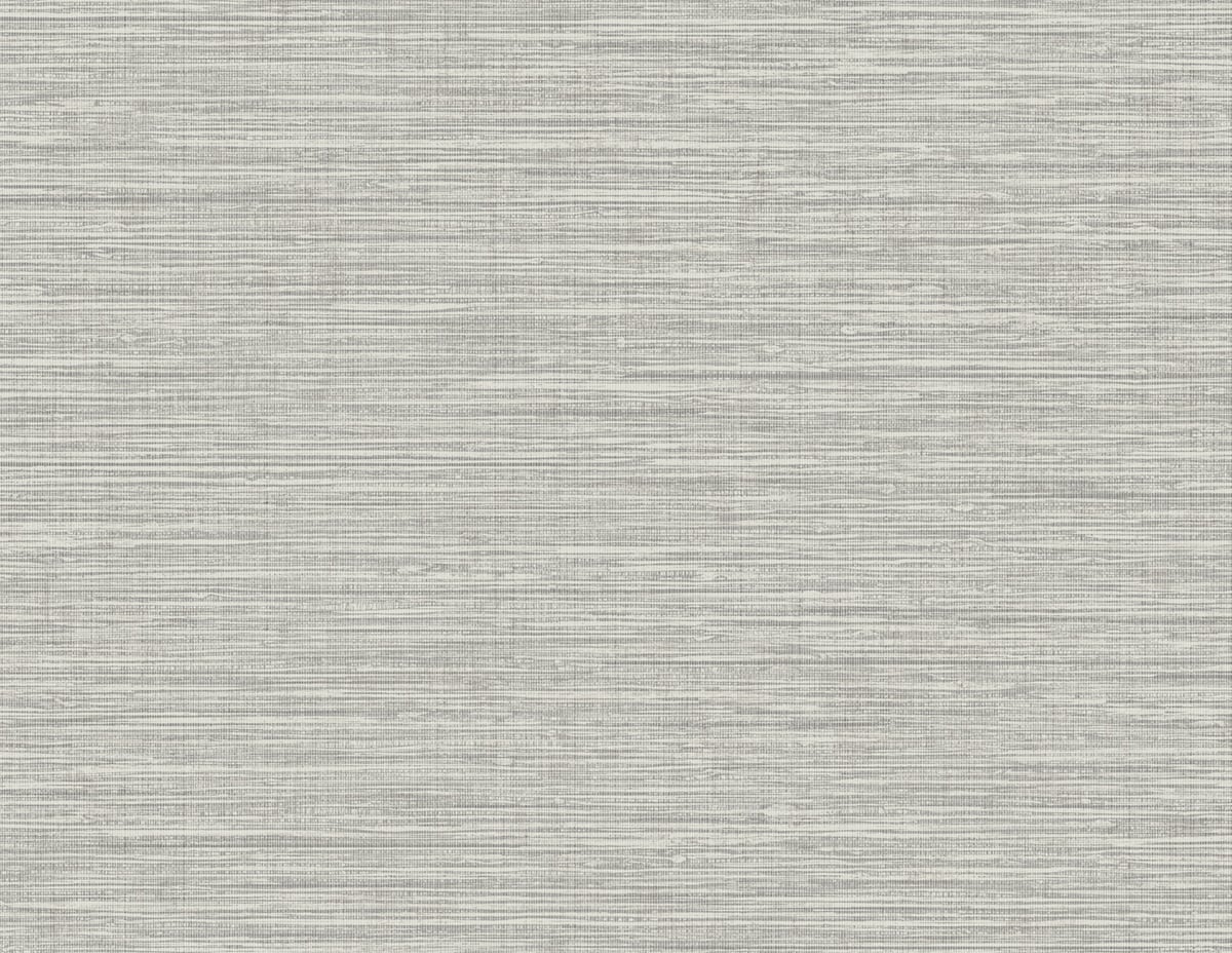 Nautical Twine Stringcloth wallpaper in Black Sands, a grey faux grasscloth texture