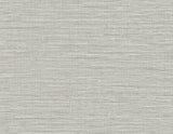 Nautical Twine Stringcloth wallpaper in Black Sands, a grey faux grasscloth texture