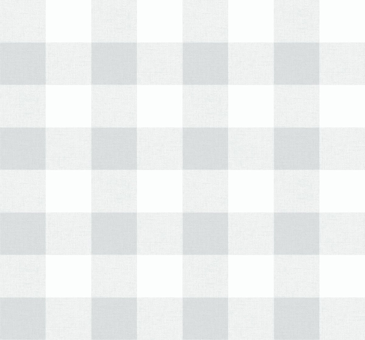 Daydream Gray picnic plaid wallpaper pattern