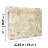 Bygga Bo Neutral by York Wallcoverings Whimsical Novelty Wallpaper – York Wallcoverings MB63001