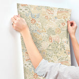 Bygga Bo Neutral by York Wallcoverings Whimsical Novelty Wallpaper – York Wallcoverings MB63001