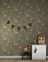 Bygga Bo Dark Green by York Wallcoverings Novelty Non Woven Wallpaper – York Wallcoverings MB63003