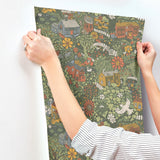 Bygga Bo Dark Green by York Wallcoverings Novelty Non Woven Wallpaper – York Wallcoverings MB63003