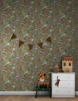 Bygga Bo Dark Green by York Wallcoverings Novelty Non Woven Wallpaper – York Wallcoverings MB63003