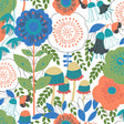 Dream Garden Off White Peel & Stick Wallpaper by Megan Carter x NuWallpaper - MCS6396
