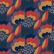 Retro Esme Navy Peel and Stick Wallpaper by Megan Carter x NuWallpaper - MCS6400