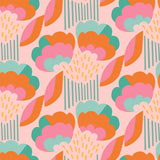 Retro Esme Pink Peel and Stick Wallpaper by NuWallpaper x Megan Carter - MCS6401