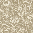 Jeani Light Brown Peel and Stick Wallpaper by NuWallpaper - MCS6403