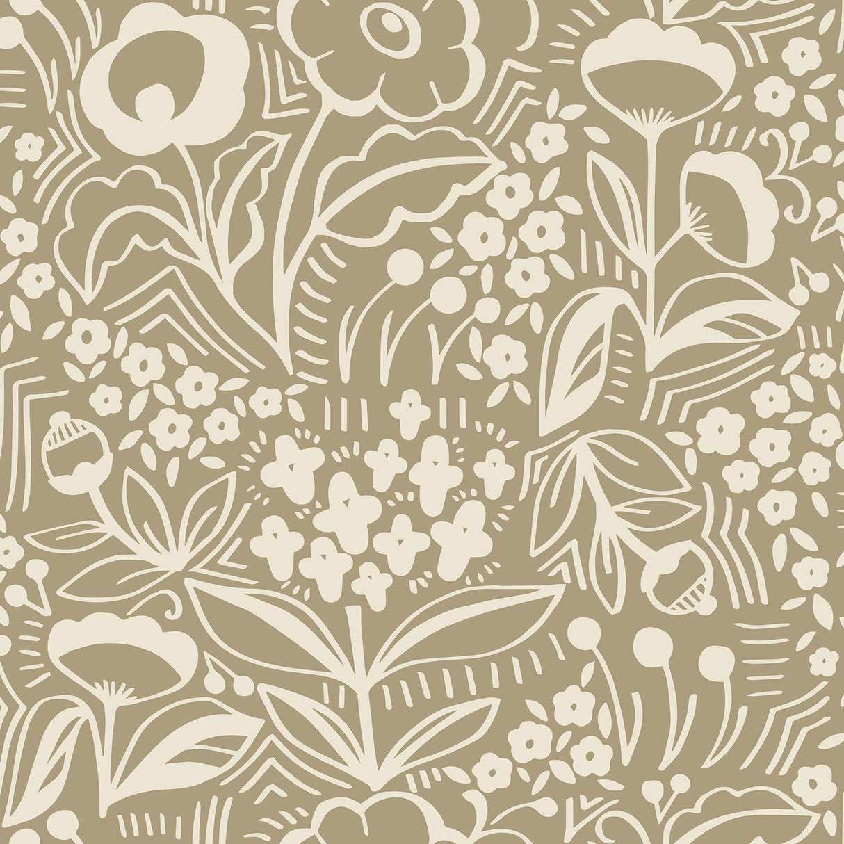 Jeani Light Brown Peel and Stick Wallpaper by NuWallpaper - MCS6403