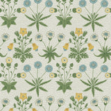 Daisy Saffron and Thyme Peel and Stick Wallpaper by WallPops Morris and Co. - MCS6595