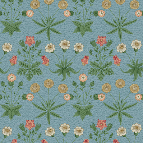 Daisy Wedgwood and Coral Peel and Stick Wallpaper by WallPops x Morris and Co. - MCS6596