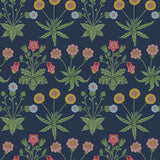 Daisy Indigo Peel and Stick Wallpaper by WallPops x Morris and Co. - MCS6597