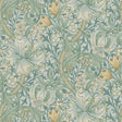 Golden Lily Sea Glass Peel and Stick Wallpaper by WallPops Morris and Co. - MCS6599