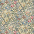 Golden Lily Linen Peel and Stick Wallpaper by WallPops Morris and Co. - MCS6600