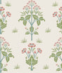 Meadow Sweet Cotton and Rose Peel and Stick Wallpaper by WallPops Morris and Co - MCS6606
