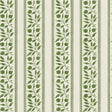 Rosehip Stripe Boughs Green Peel and Stick Wallpaper by WallPops - MCS6610