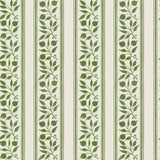 Rosehip Stripe Boughs Green Peel and Stick Wallpaper by WallPops - MCS6610
