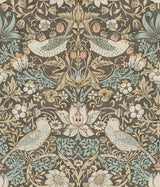 Strawberry Thief Mole Peel and Stick Wallpaper by WallPops x Morris and Co. - MCS6616