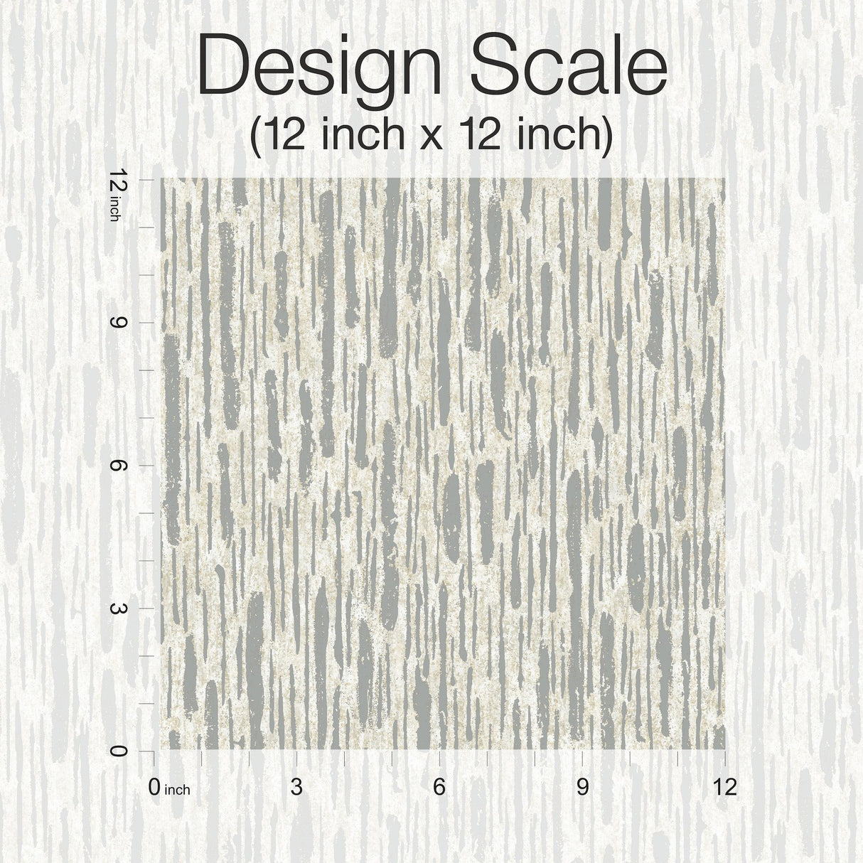 Metallic Cascade Cream & Silver Textured Metallic Wallpaper - York MD7151