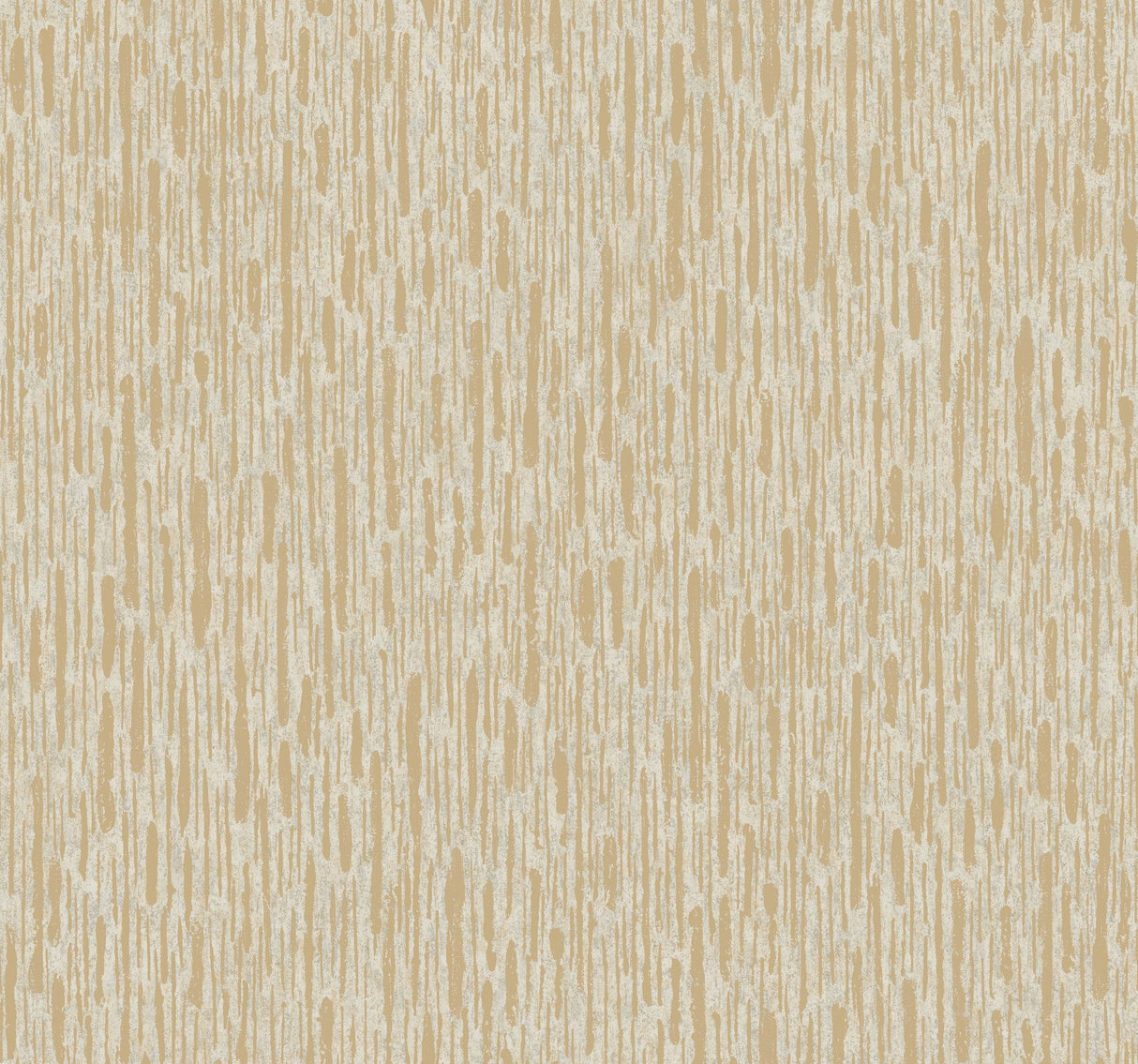 Metallic Cascade Neutrals & Gold Wallpaper with Metallic Textured Brushstroke Pattern - York MD7152