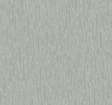 Metallic Cascade Pale Green & Silver Wallpaper with Metallic Textured Vertical Brushstroke Stria - York MD7153