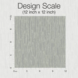Metallic Cascade Pale Green & Silver Wallpaper with Metallic Textured Vertical Brushstroke Stria - York MD7153