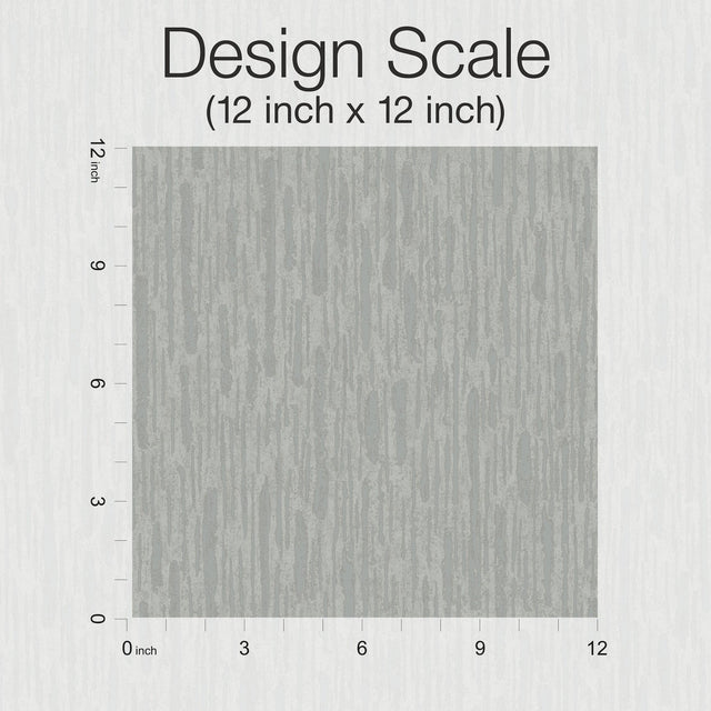 Metallic Cascade Spa & Silver Wallpaper with Metallic Textured Stria - York MD7154