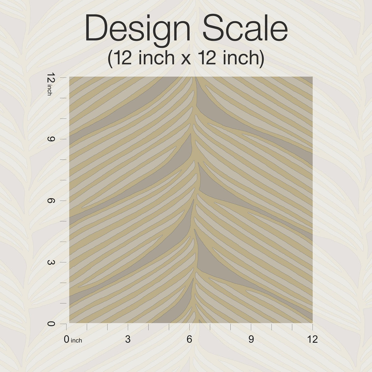 Luminous Leaves Grey & Gold Wallpaper with Metallic Tropical Leaf Motif - York MD7164