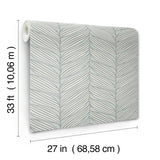 Luminous Leaves Spa & Silver Wallpaper with Metallic Tropical Palm Motif - York MD7165