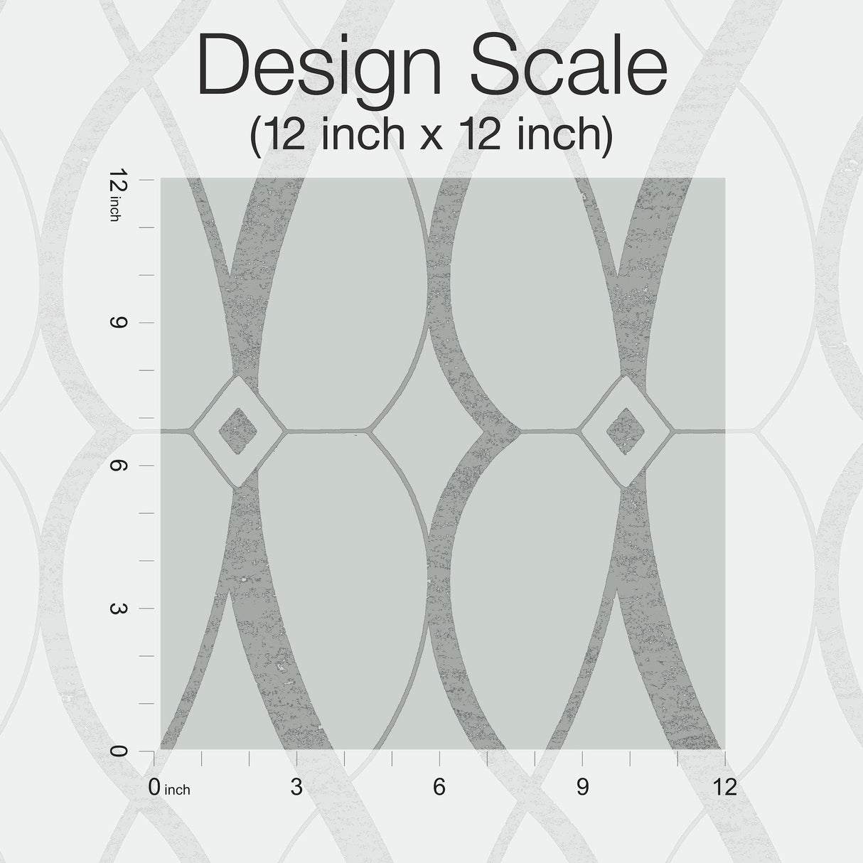 Graceful Geo Spa & Silver Wallpaper with Metallic Geometric Pattern - York MD7172