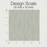 Sprigs Eucalyptus & Silver Botanical Metallic Wallpaper - York MD7194