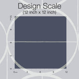 Sun Circles Blue & Silver Geometric Metallic Wallpaper - York MD7204