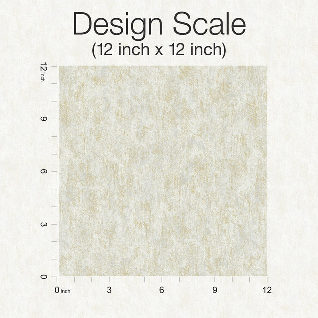 Shimmering Patina Neutral & Gold Textured Metallic Wallpaper - York MD7211