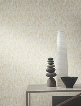 Shimmering Patina Neutral & Gold Textured Metallic Wallpaper - York MD7211