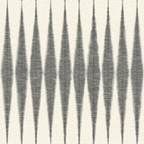 Handloom Black Wallpaper with Loom-Inspired Geometric Pattern - York ME1540