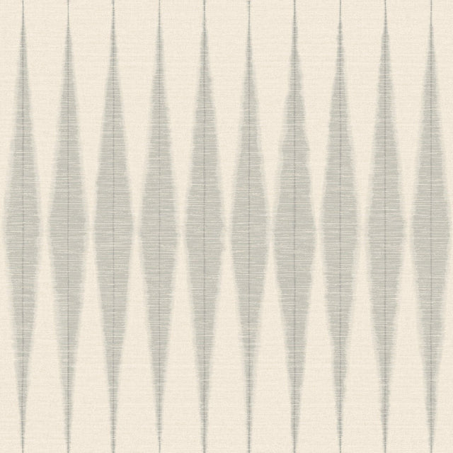 Handloom Cool Grey Wallpaper with Woven Loom Geometric Motif - York ME1544