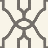 Repurpose Woven Trellis Charcoal Wallpaper with Woven Trellis Geometric - York ME1550